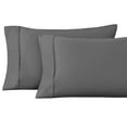 thumbnail image 2 of 1200 Thread Count Egyptian Cotton Bedding Pillow Cases, 2PC Pillowcase Set by Impressions - Standard, 2 of 5