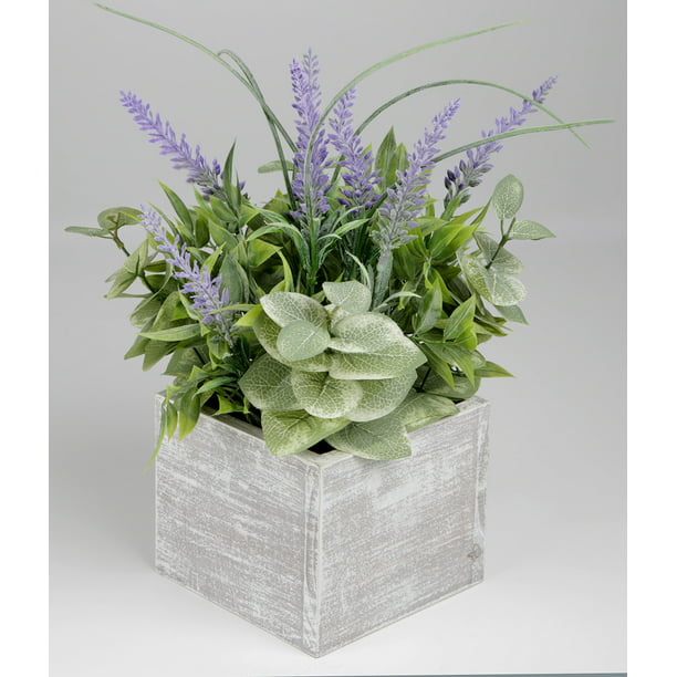 Rustic Wood Box Planter, Small Wooden Boxes For Flower Arrangements