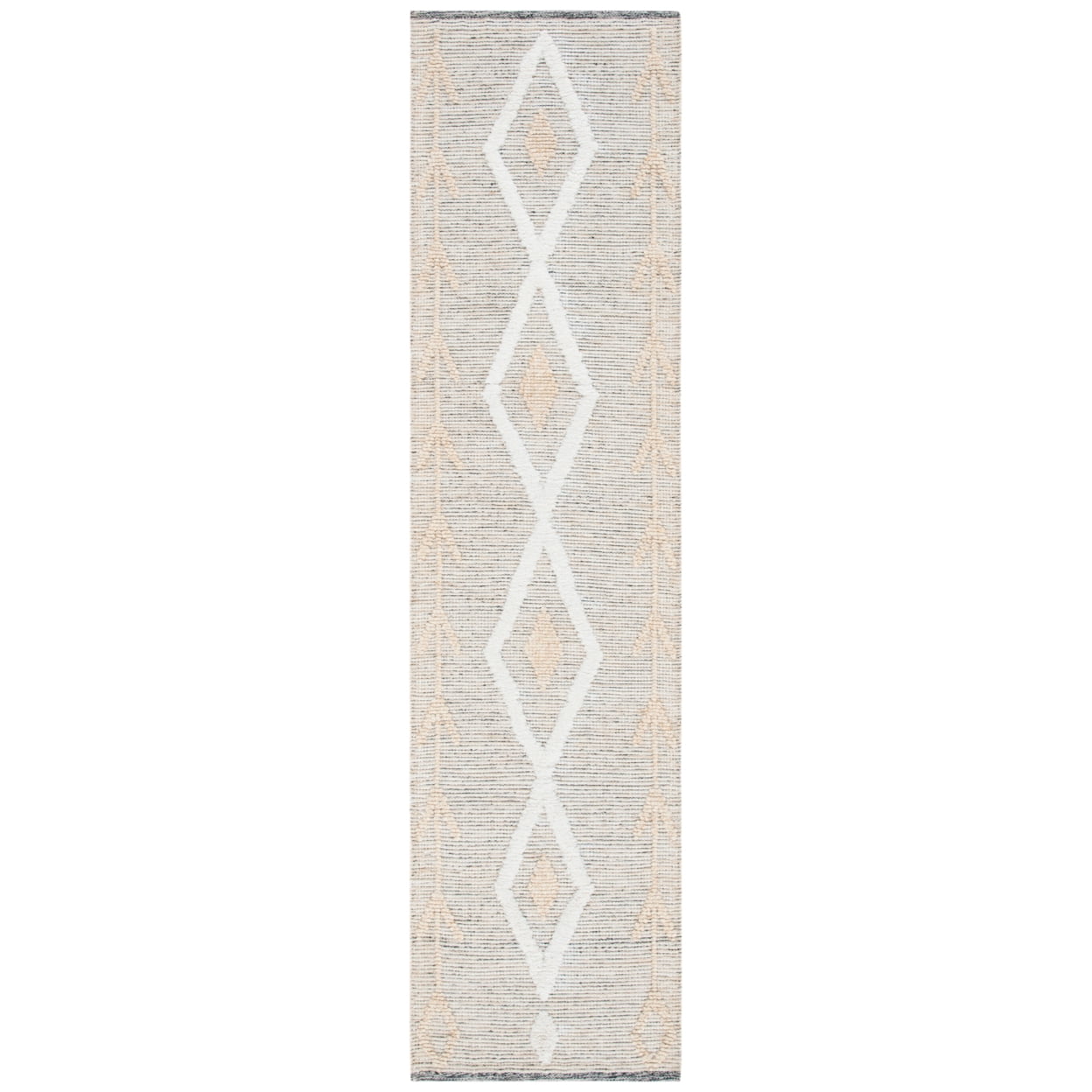 SAFAVIEH Vermont Yazmin Geometric Runner Rug, Gold/Ivory, 2'3" x 9'