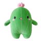 thumbnail image 1 of Peluche de cactus tierno con cara sonriente y antena rosa almohada de peluche de cactus suave talla S verde yuxing, 1 of 5