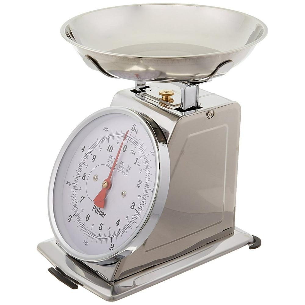 Polder 11Pound StainlessSteel Kitchen Scale