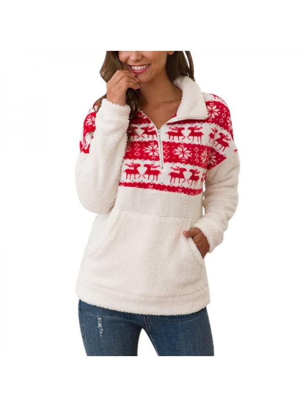walmart fleece pullover women's