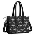 thumbnail image 2 of Teacher Tote Bag,Skeleton Dinosaurs Labels Teacher Utility Tote Bag,Large Work Tote Bags for Women with Multiple Pockets,Top Zipper Closure,13.8x10.6x6.7 Inch, 2 of 5