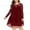 Red, Wine, variant on Plus Size Dresses for Curvy Womenï¼Blue Dressï¼Long Sleeve Dressï¼Plus Size Summer Dressesï¼Plus Size Dresses Blue Xl