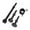 Type F, variant on 4 Pieces Auto Repair Rivet Tool Pneumatic Hammer Bits Tile Air Bits Set 40cr Material for Professional DIY Use