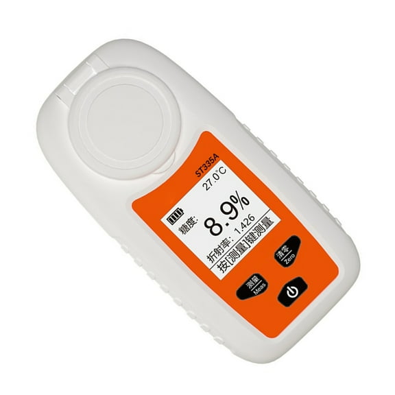 Zeiwohndc LCD Sugar Analyzers Refractometer For Fruit Ripeness & Beverage Quality Control