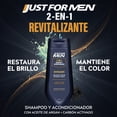 thumbnail image 3 of Shampoo y Acondicionador 2 en 1 Just For Men Revitalizante 295mL, 3 of 4