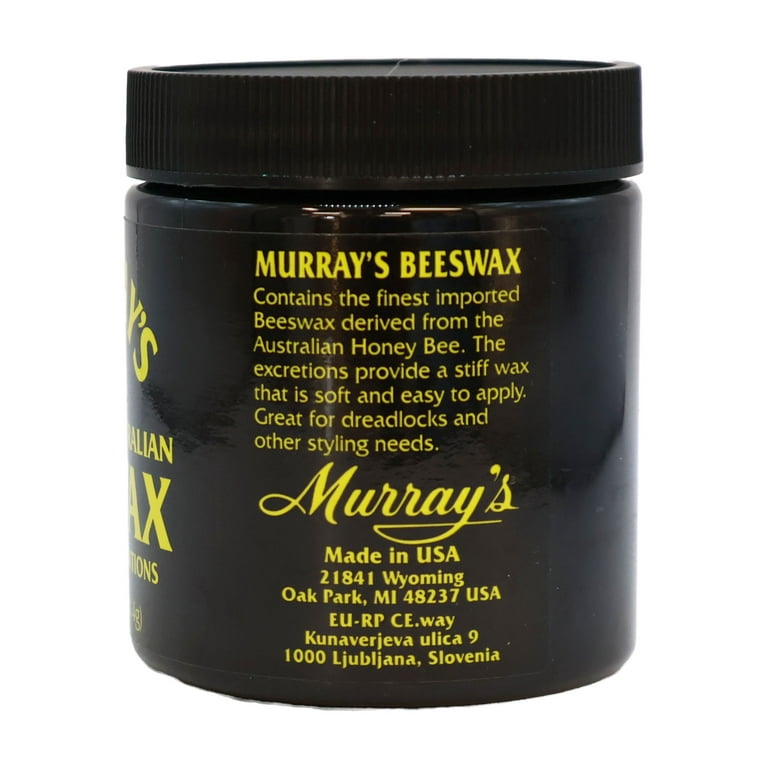 Murrays Beeswax Black 4 Ounce Jar