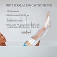 thumbnail image 4 of Housse de Protection Imperméable pour Jambe, Protecteur de Douche Complet pour Adulte, 4 of 5