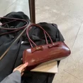 thumbnail image 5 of Bolsos de hombro de PU de alta calidad con lazo y remaches de hilo sólido, bolsos de mano versátiles con cremallera, gran oferta 2024, bolsos para mujer, bolsas femeninas, 5 of 5
