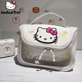 thumbnail image 2 of Sanrio-Bolsa de maquillaje de Hello Kitty, caja de almacenamiento de gran capacidad de Disney, bolsas de baño de viaje, accesorios para el hogar, estampado de dibujos animados, 2 of 4