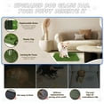 thumbnail image 4 of Dog Grass Pad with Tray,Reusable Training Pad with Replaceable Artificial Grass,Quick Absorbent Indoor Portable Dog Patio Potty,Washable Pee Pad For Puppy (Green Tray + 2 Grass Pads for Replacement), 4 of 9