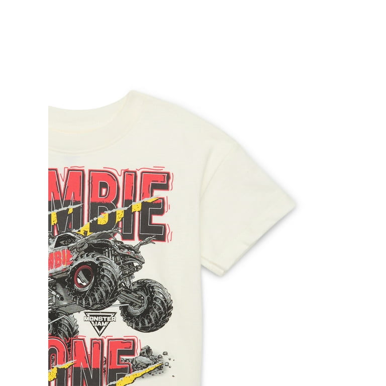 Monster Jam Toddler Boys Zombie Zone Graphic T-Shirt with