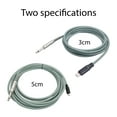 thumbnail image 2 of Riwcyla 6.35mm Male to Type,C Male Guitar Audio Cable Microphone Recording Audio Cable Plug and Play for Electric Guitar Mixing Console Connected to Mobile Phone Computer Recording, 2 of 6