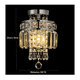 thumbnail image 4 of "Lámpara Colgante Lámpara De Techo Cristal Moderna Decorativa BELUG  plateado ", 4 of 5