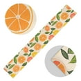 thumbnail image 5 of Yayeee Table Runner 90 inches Long Home Kitchen Dinning Party Decoration, Beige Citrus Leaves, 5 of 7