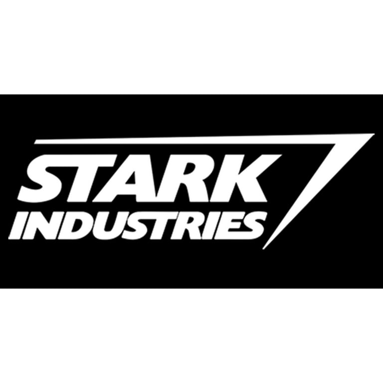 Men's Marvel Stark Industries Iron Man Logo Graphic Tee Black
