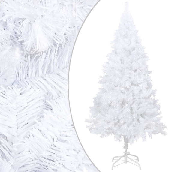 Charmma Artificial Christmas Tree with Thick Branches White 47.2" PVC