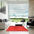 thumbnail image 6 of Ahgly Company Indoor Round Mid-Century Modern Red Oriental Area Rugs, 5' Round, 6 of 6