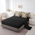 thumbnail image 5 of jejeloiu Rustic Western Aztec 7pcs Bedding Comforter Set,Retro Bohemian Geometric Queen Bedding Sets,Brown Beige Queen Sheet Sets For Men Women,Home Decor Reversible, 5 of 8