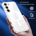 thumbnail image 6 of Designed for Samsung Galaxy S23 Case ompatible with MagSafe Clear Shockproof Protective Cell Phone Cover Non-Yellowing Flexible Thin Covers Charging, 6 of 14