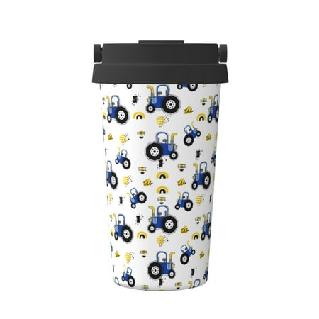 

Hirioo Tractor And Vehicle for Coffee Travel Mug Insulated Coffee Mug with Lid