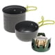 thumbnail image 1 of Irfora Mini olla de cocina con estufa de alcohol Cookset para acampar al aire libre, senderismo, pesca Irfora Olla, 1 of 7