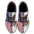 thumbnail image 2 of Illinois And American flag Shoes Sneakers for Women Men Black Size 3.5, 2 of 7