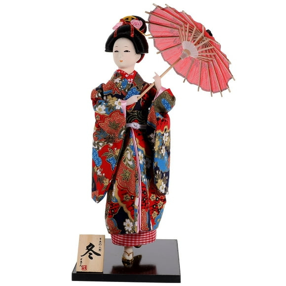 Japanese Kimonos Oriental Doll Decorative Restaurant Doll Figurine Desktop Decoration