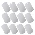 thumbnail image 3 of MLINS 12pcs Versatile Aluminum Blank Dog Tags Aluminum Blank Tags Stamping Blanks DIY Making and Engraving Tags for Pets Identification, 3 of 6