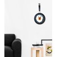 thumbnail image 4 of Reloj Moderno para Freír Huevos, Cubertería, Cocina, Reloj de Pared, Decoración para hogar, Amarillo perfecl reloj de pared, 4 of 8