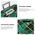thumbnail image 4 of Bingfone Green Mosaic Glass Luggage Cover Washable Suitcase Cover Protector Anti-scratch Suitcase cover Fits 18-32 Inch Luggage (No luggage included), 4 of 8