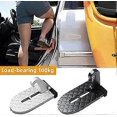 thumbnail image 3 of Jinyi Car -functal Latch Door Step, Foldable Car Roof Rack Step U Sd Hook Pedal Foot Pegs, Glass Breaker Safety, 3 of 5
