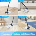 thumbnail image 3 of TidyBliss Commercial Mop Heavy Duty with 57.5 inches Long Handle (Blue), 3 of 8