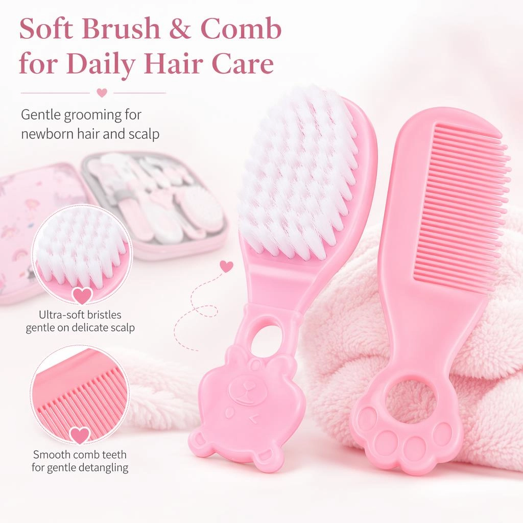 Byseng 21-in-1 Baby Grooming Kit with Electric Nail Trimmer photo 3