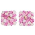 thumbnail image 5 of ToppiJoy 15*15in Artificial Flower Wall Panels, Reusable Artificial Floral Backdrop for Wedding Party Home Photo Background Photography (6Pcs, White+Pink), 5 of 15