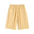 thumbnail image 5 of Ymyiu Men's Shorts Casual Men's Casual Shorts Drawstring Summer Beach Stretch Golf Shorts with Pockets Size L(Khaki, L), 5 of 9