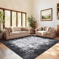 thumbnail image 2 of Garvee 10x13 ft Modern Abstract Area Rug, Washable, Non Slip TPR Backing, Soft Low Pile, Non Shedding Carpet for Living Room, Bedroom, Nursery, Gray, 2 of 8
