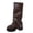 Brown, variant on Womens Knee High Boots,Knee High Boots for Women - Modern Tall Dress Boots with Clean Structured Upper,Round Toe Knee Boots,Platform Sole and Slouchy Shaft Fashion Boots, Casual Footwear for Winter