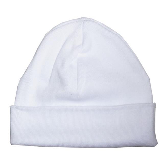 333516 Baby Jay 100% Cotton White Baby Pull on Hat Cap Boy Girl 0-3-6-12 Months 