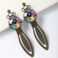 thumbnail image 3 of Cats Vintage Copper Crown-Shaped Bookmarks Made of Stainless Steel Material, a Gift for Readers and Book Lovers, 3 of 5