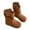 Brown, variant on Eltusu Girls Winter Boots, Non Slip Thermal Breathable Slip on Kids Shoes Brown Size 8 T