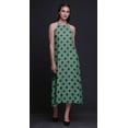 thumbnail image 4 of Bimba Geometric Women Backless Halter Neck Beachwear Summer Evening PartyÂ&nbsp;Dress-Medium, 4 of 6