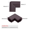 thumbnail image 2 of Unique Bargains 8pcs Edge Foam Corner Cushion Guards  Roll Soft Bumper Protector Dark Brown, 2 of 7