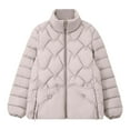 thumbnail image 4 of Winter Coats for Women Winter Warmth Short Coat With Stand Collar For Cold Weather And Everyday Fashion Outerwear Winter Jackets for Women, 4 of 4
