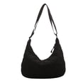 thumbnail image 1 of Bolso de hombro para mujer Sunnimix gran capacidad acolchado ligero duradero Negro 32 cm x 30 cm x 11 cm, 1 of 6