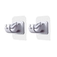 thumbnail image 3 of 2 uds ganchos de abrazadera para barra de cortina gancho de pared impermeable sin perforaciones para muebles (A) Hugtrwg  Libre de BPA, 3 of 9