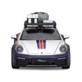 thumbnail image 4 of Porsche 911 Dakar #953 "Roughroads Porsche" Blue & White w/Stripes & Roof Rack "Race" Series 1/24 Die Cast Model Car by Bburago, 4 of 5
