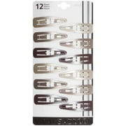 Vidal Sassoon Metal Contour Snap Clips, 12 Pack