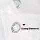 thumbnail image 2 of Shower Curtain Liner, Blue Lightweight Shower Curtain Liners, Plastic Shower Curtains, 72x72 inch PEVA Shower Liner with 12 Grommet Holes 3 Magnetic W, 2 of 4